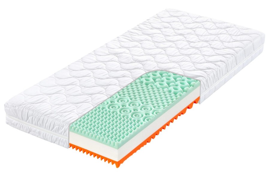 Dva pocity tuhosti - 2 a 4 | Penový matrac | Výška 18 cm | Nosnosť 135 kg | Záruka 2 roky