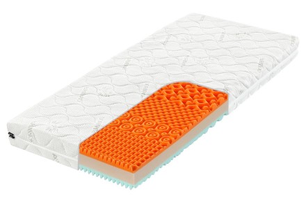 Dva pocity tuhosti - 3 a 4 | Penový matrac | Výška 16 cm | Nosnosť 115 kg | Záruka 3 roky