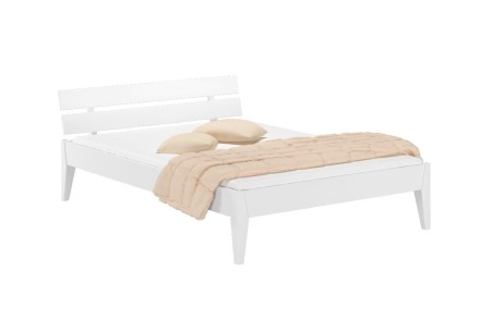 Nádherná, masívna posteľ z olejovaného dubového dreva. Na posteli nájdeme veľa prirodzených trhlín a nedostatkov , ktoré sa v dreve postupne objavujú.