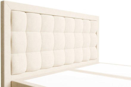 S čalúneným čelom River môžete zažiť maximálne pohodlie a oporu počas vášho odpočinku.