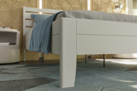 Celomasívna posteľ Lugo prinesie aj do vašej spálne malý kúsok prírody a dodá spánku a relaxácii nový rozmer.