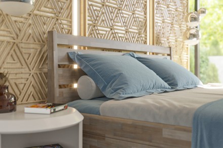 Celomasívna posteľ Lugo prinesie aj do vašej spálne malý kúsok prírody a dodá spánku a relaxácii nový rozmer.