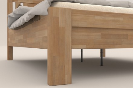 Robustná masívna posteľ Sion H2 bude dôstojnou dominantou vašej spálne, do ktorej prinesie útulnosť aj komfort.