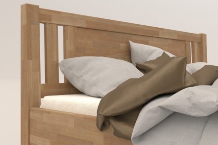 Robustná masívna posteľ Sion H2 bude dôstojnou dominantou vašej spálne, do ktorej prinesie útulnosť aj komfort.