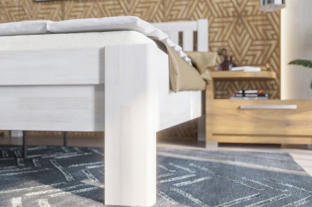 Robustná masívna posteľ Sion H2 bude dôstojnou dominantou vašej spálne, do ktorej prinesie útulnosť aj komfort.