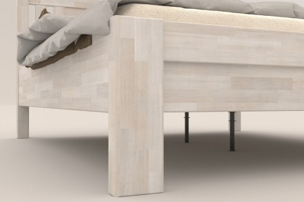 Robustná masívna posteľ Sion H2 bude dôstojnou dominantou vašej spálne, do ktorej prinesie útulnosť aj komfort.