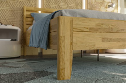 Celomasívna posteľ Lugo prinesie aj do vašej spálne malý kúsok prírody a dodá spánku a relaxácii nový rozmer.