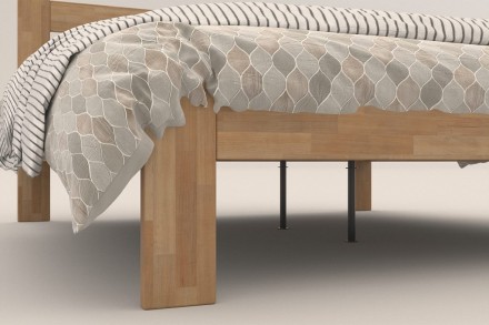 Anetta predstavuje vzdušnú elegantnú posteľ z masívu s vertikálne členeným hlavovým čelom.