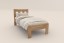 Celomasívna posteľ z prírodného buku Elisa, prevedenie BK1, 90x200 cm 4