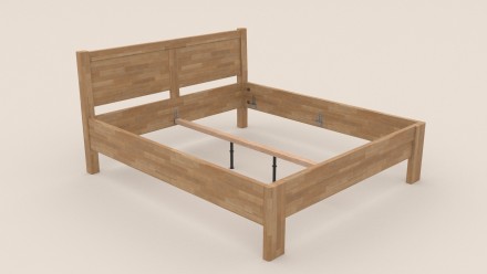 Robustná masívna posteľ Sion H3 bude dôstojnou dominantou vašej spálne, do ktorej prinesie útulnosť aj komfort.