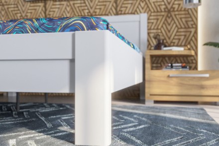 Robustná masívna posteľ Sion H3 bude dôstojnou dominantou vašej spálne, do ktorej prinesie útulnosť aj komfort.