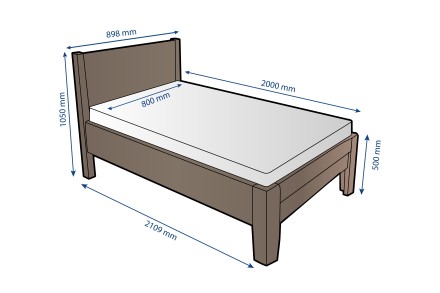 Robustná masívna posteľ Sion H3 bude dôstojnou dominantou vašej spálne, do ktorej prinesie útulnosť aj komfort.