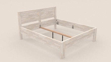 Robustná masívna posteľ Sion H3 bude dôstojnou dominantou vašej spálne, do ktorej prinesie útulnosť aj komfort.