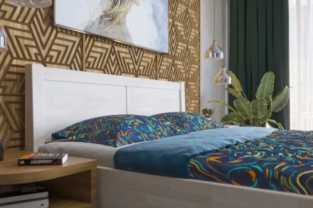 Robustná masívna posteľ Sion H3 bude dôstojnou dominantou vašej spálne, do ktorej prinesie útulnosť aj komfort.