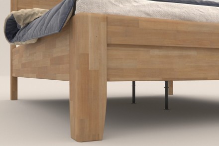 Robustná masívna posteľ Sion K1 bude dôstojnou dominantou vašej spálne, do ktorej prinesie útulnosť aj komfort.