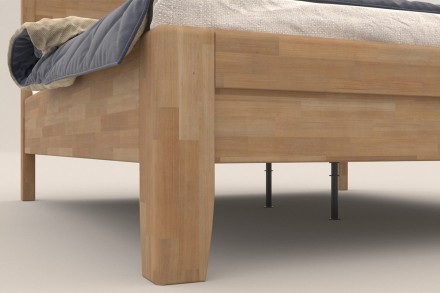 Robustná masívna posteľ Sion K1 bude dôstojnou dominantou vašej spálne, do ktorej prinesie útulnosť aj komfort.