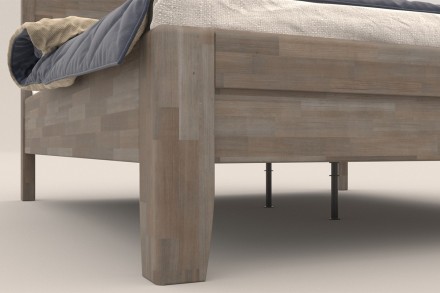 Robustná masívna posteľ Sion K1 bude dôstojnou dominantou vašej spálne, do ktorej prinesie útulnosť aj komfort.