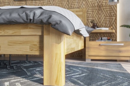 Robustná masívna posteľ Sion H1 bude dôstojnou dominantou vašej spálne, do ktorej prinesie útulnosť aj komfort.