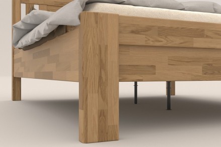 Robustná masívna posteľ Sion H2 bude dôstojnou dominantou vašej spálne, do ktorej prinesie útulnosť aj komfort.
