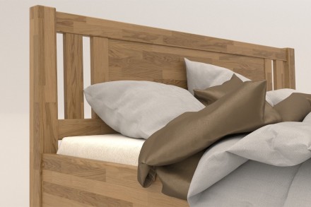 Robustná masívna posteľ Sion H2 bude dôstojnou dominantou vašej spálne, do ktorej prinesie útulnosť aj komfort.