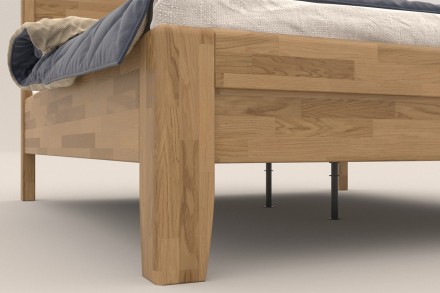 Robustná masívna posteľ Sion K1 bude dôstojnou dominantou vašej spálne, do ktorej prinesie útulnosť aj komfort.