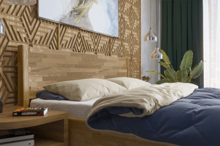 Robustná masívna posteľ Sion K1 bude dôstojnou dominantou vašej spálne, do ktorej prinesie útulnosť aj komfort.