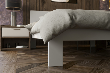 Hľadáte kvalitnú posteľ, s ktorou budete spokojní roky? Už nehľadajte.  Posteľ Amien s jednoduchým a praktickým plným čelom je tá správna voľba.