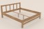 Milujete vôňu dreva? Tak je táto celomasívna posteľ perfektnou voľbou pre vás, pretože je z najkvalitnejších drevín buku a dubu