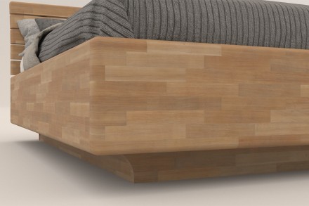 Ak dávate prednosť prírodným materiálom pred textíliami, potom by vo vašom výbere nemala chýbať celomasívna posteľ Air z dubu či buku.