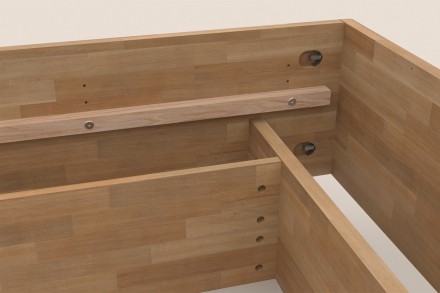 Ak dávate prednosť prírodným materiálom pred textíliami, potom by vo vašom výbere nemala chýbať celomasívna posteľ Air z dubu či buku.