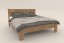 Drevená posteľ z prírodného buku Celin H1, prevedenie BK1, 80x200 cm 4