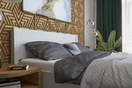 Robustná masívna posteľ Sion H1 bude dôstojnou dominantou vašej spálne, do ktorej prinesie útulnosť aj komfort.