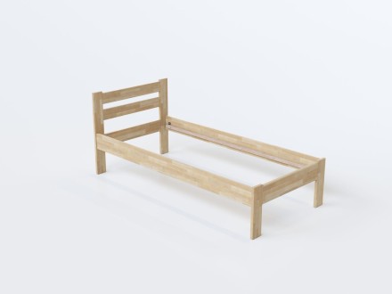 Posteľ z bukového alebo dubového masívu