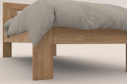 Hľadáte kvalitnú posteľ, s ktorou budete spokojní roky? Už nehľadajte.  Posteľ Amien s jednoduchým a praktickým plným čelom je tá správna voľba.