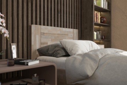 Hľadáte kvalitnú posteľ, s ktorou budete spokojní roky? Už nehľadajte.  Posteľ Amien s jednoduchým a praktickým plným čelom je tá správna voľba.