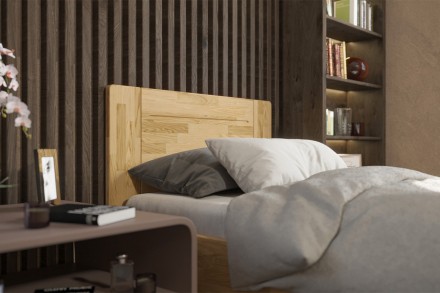 Hľadáte kvalitnú posteľ, s ktorou budete spokojní roky? Už nehľadajte.  Posteľ Amien s jednoduchým a praktickým plným čelom je tá správna voľba.