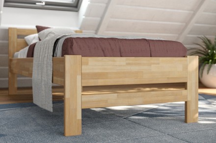 Posteľ Emily je veľmi obľúbené jednolôžko, ktoré sa bude hodiť do detskej izby aj spálne. Dokonalá vôňa dreva navodí v miestnosti úžasnú atmosféru, ktorá bude ideálna pre spánok.