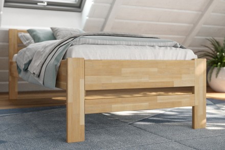 Vyberáte posteľ, ktorá vám vydrží niekoľko desiatok rokov? S celomasívnou posteľou Wanda sa to dá.