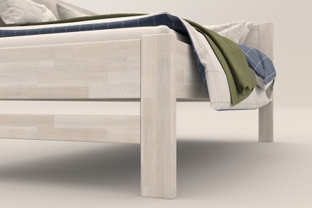 Viacgeneračná posteľ z tých najlepších možných materiálov bola precízne vyrobená. Ak hľadáte posteľ, ktorá vám vydrží desiatky rokov, tak je celomasívna posteľ Amelia to správne riešenie.