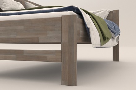 Viacgeneračná posteľ z tých najlepších možných materiálov bola precízne vyrobená. Ak hľadáte posteľ, ktorá vám vydrží desiatky rokov, tak je celomasívna posteľ Amelia to správne riešenie.