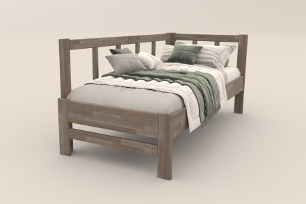 Milujete vôňu dreva? Tak je táto celomasívna posteľ perfektnou voľbou pre vás, pretože je z najkvalitnejších drevín buku a dubu.