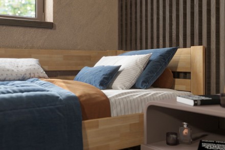 Vyberáte posteľ, ktorá vám vydrží niekoľko desiatok rokov? S celomasívnou posteľou Wanda sa to dá.