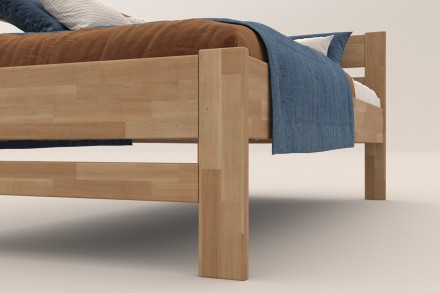 Vyberáte posteľ, ktorá vám vydrží niekoľko desiatok rokov? S celomasívnou posteľou Wanda sa to dá.