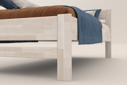 Vyberáte posteľ, ktorá vám vydrží niekoľko desiatok rokov? S celomasívnou posteľou Wanda sa to dá.