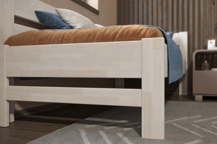 Vyberáte posteľ, ktorá vám vydrží niekoľko desiatok rokov? S celomasívnou posteľou Wanda sa to dá.