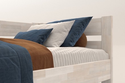 Vyberáte posteľ, ktorá vám vydrží niekoľko desiatok rokov? S celomasívnou posteľou Wanda sa to dá.