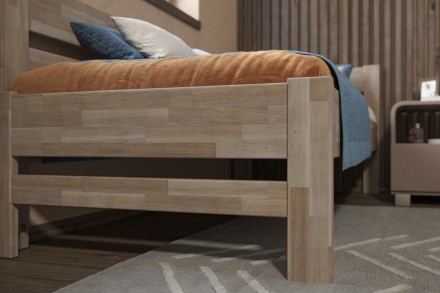 Vyberáte posteľ, ktorá vám vydrží niekoľko desiatok rokov? S celomasívnou posteľou Wanda sa to dá.