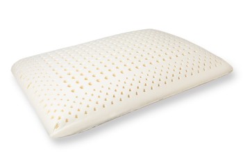 Vankúš Latex pillow Standard obsahuje vyvážený pomer prírodného a syntetického latexu.