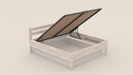 Posteľ z bukového alebo dubového masívu