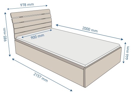 Jedná sa o celomasívnu posteľ z duba či buku, a práve drevo vnesie do každej spálne nenapodobiteľnú vôňu a harmóniu prírody.